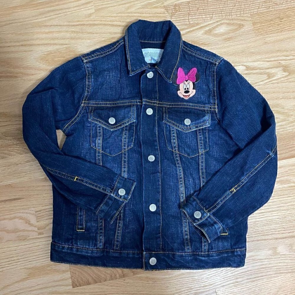 Gymboree Minnie Mouse Denim Jacket Medium 7/8